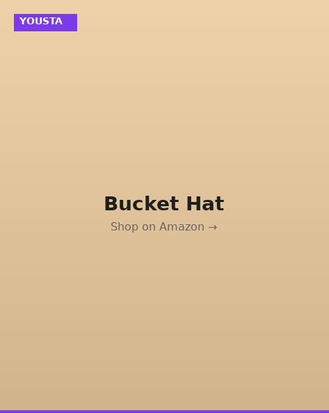 YOUSTA Bucket Hat