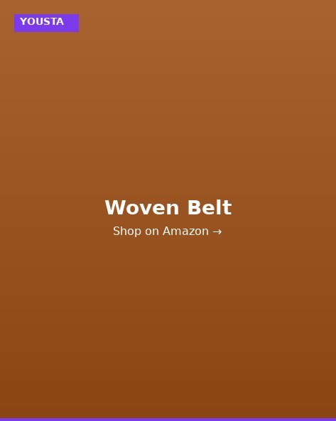 YOUSTA Woven Belt