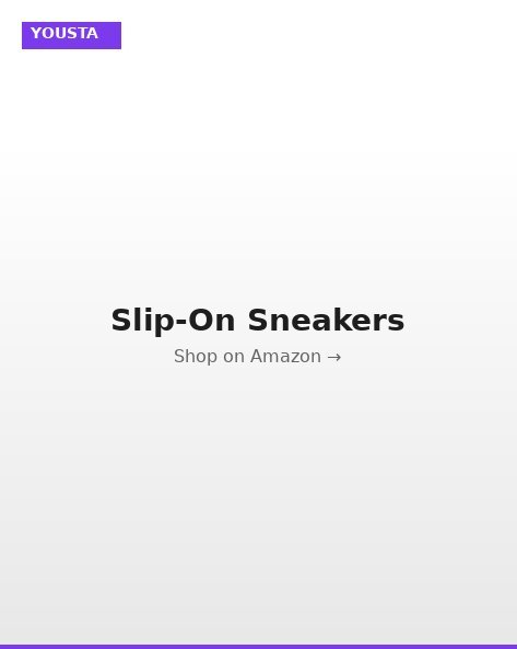 YOUSTA Casual Slip-On Sneakers