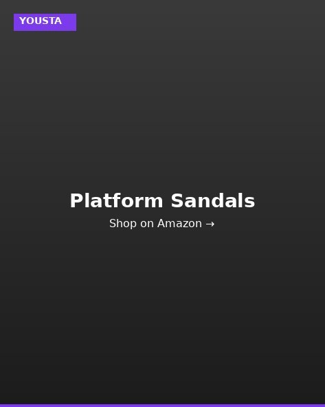 YOUSTA Chunky Platform Sandals