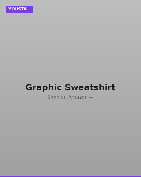 YOUSTA Graphic Sweatshirt