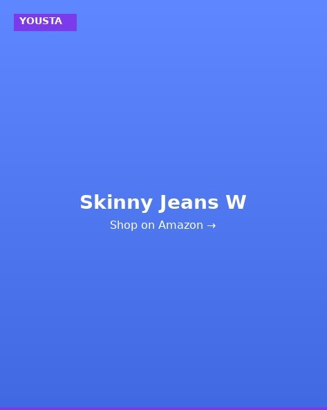 YOUSTA High-Rise Skinny Jeans