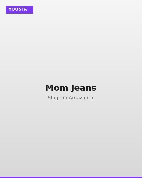 YOUSTA Wide Leg Mom Jeans