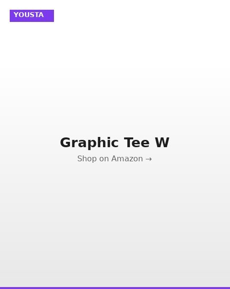 YOUSTA Oversized Graphic Tee